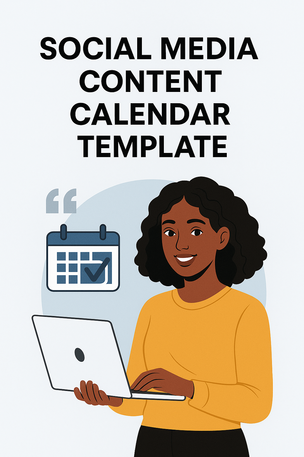 Ultimate Social Media Content Calendar Template Preview